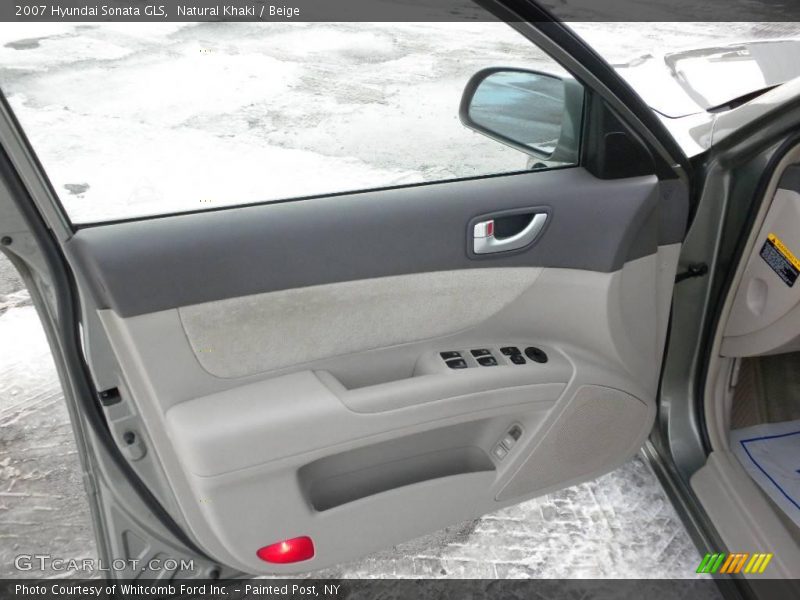 Natural Khaki / Beige 2007 Hyundai Sonata GLS