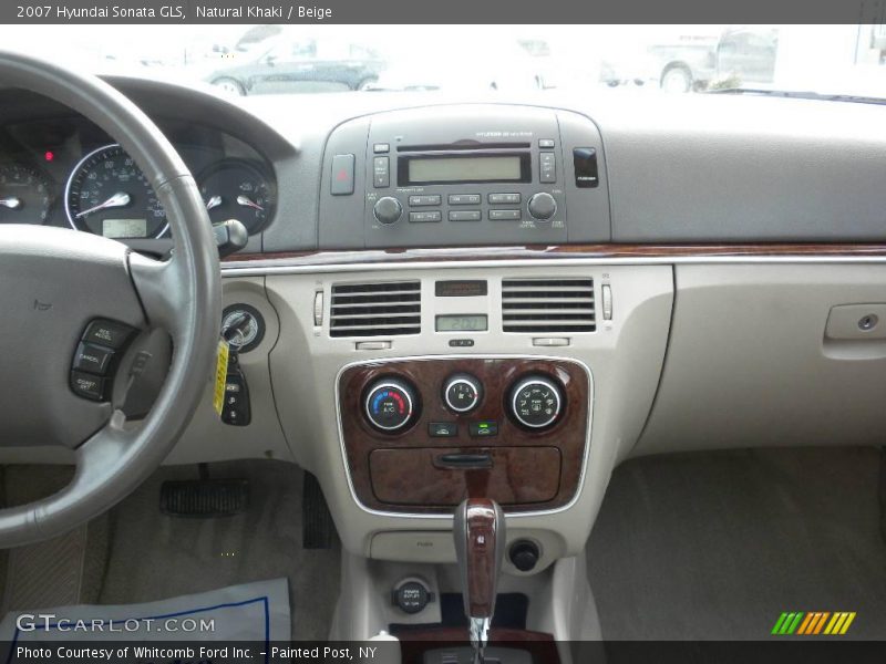Natural Khaki / Beige 2007 Hyundai Sonata GLS