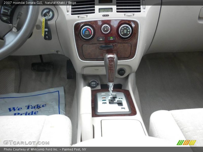 Natural Khaki / Beige 2007 Hyundai Sonata GLS