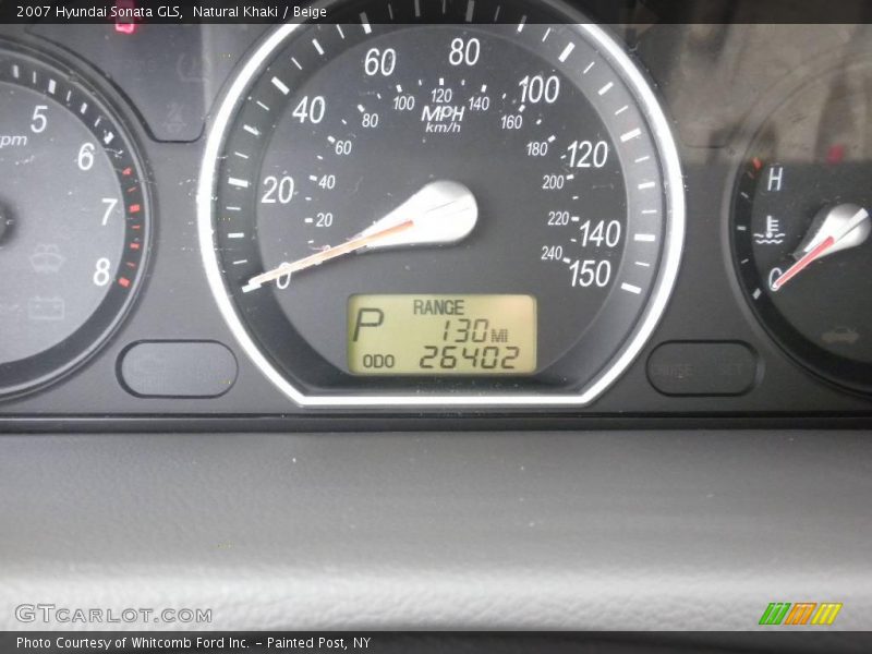 Natural Khaki / Beige 2007 Hyundai Sonata GLS