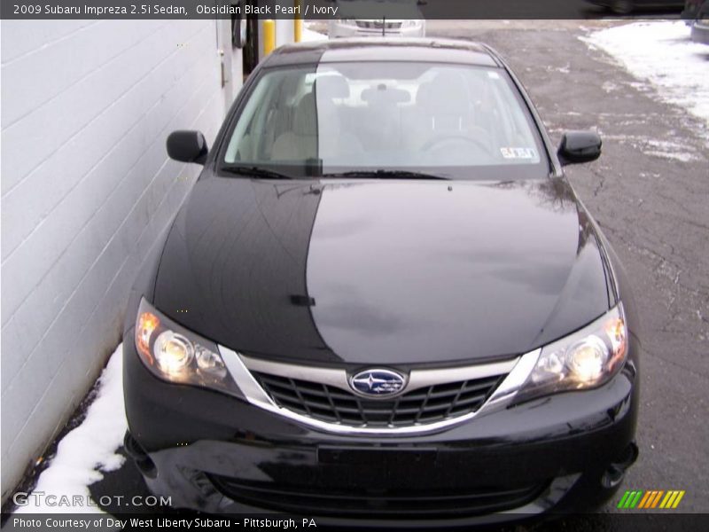 Obsidian Black Pearl / Ivory 2009 Subaru Impreza 2.5i Sedan