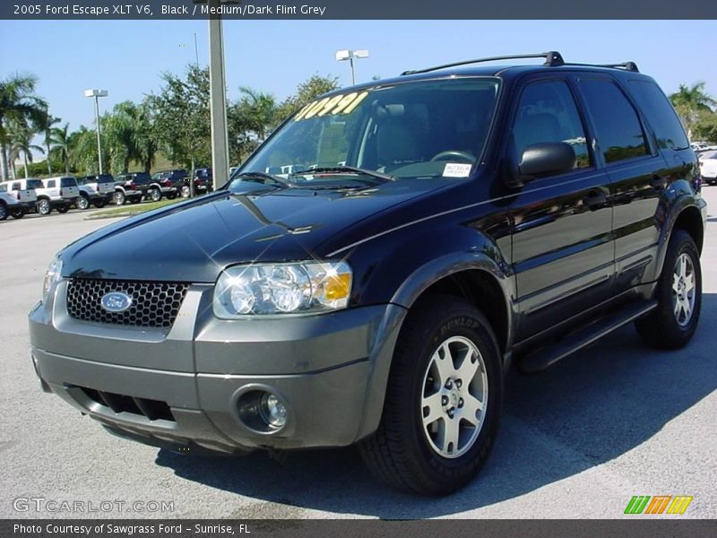 Black / Medium/Dark Flint Grey 2005 Ford Escape XLT V6