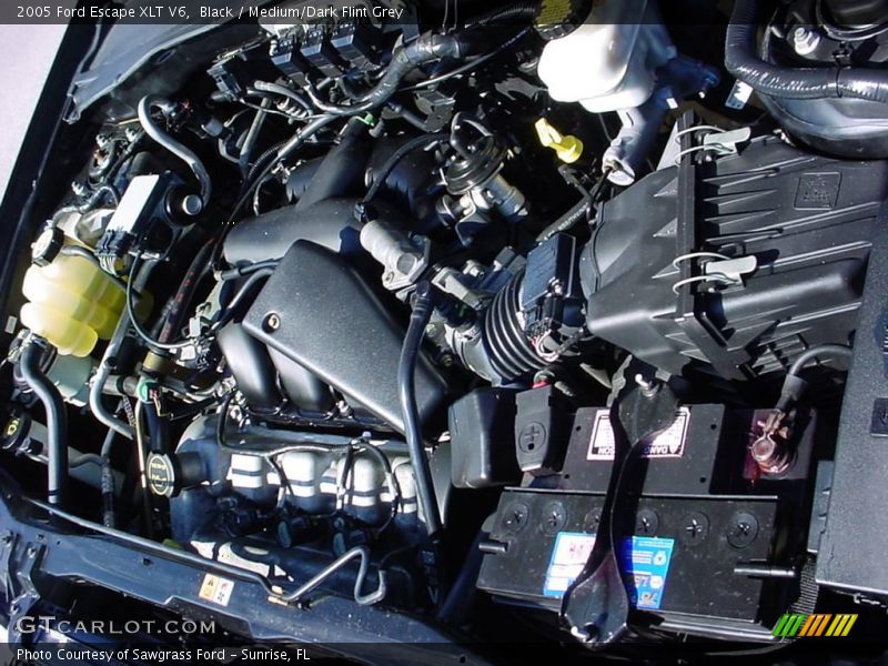 Black / Medium/Dark Flint Grey 2005 Ford Escape XLT V6
