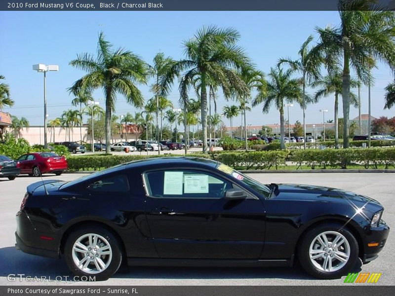 Black / Charcoal Black 2010 Ford Mustang V6 Coupe