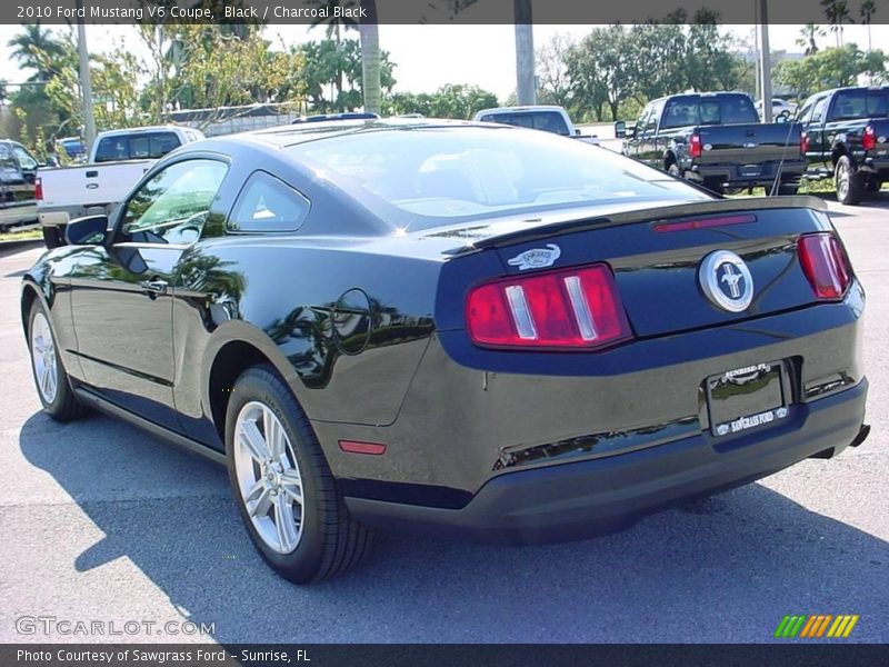 Black / Charcoal Black 2010 Ford Mustang V6 Coupe