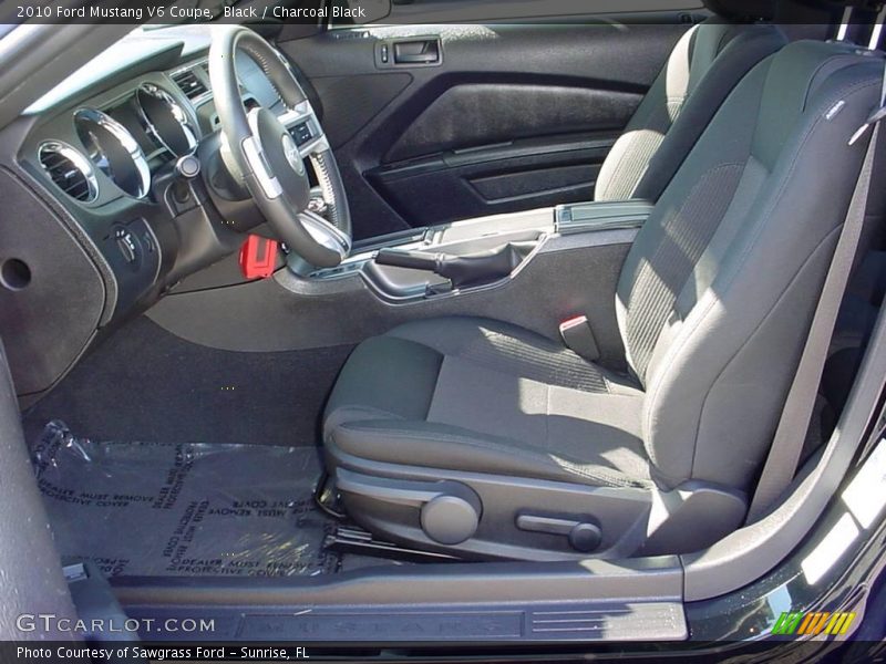Black / Charcoal Black 2010 Ford Mustang V6 Coupe