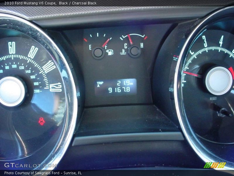 Black / Charcoal Black 2010 Ford Mustang V6 Coupe