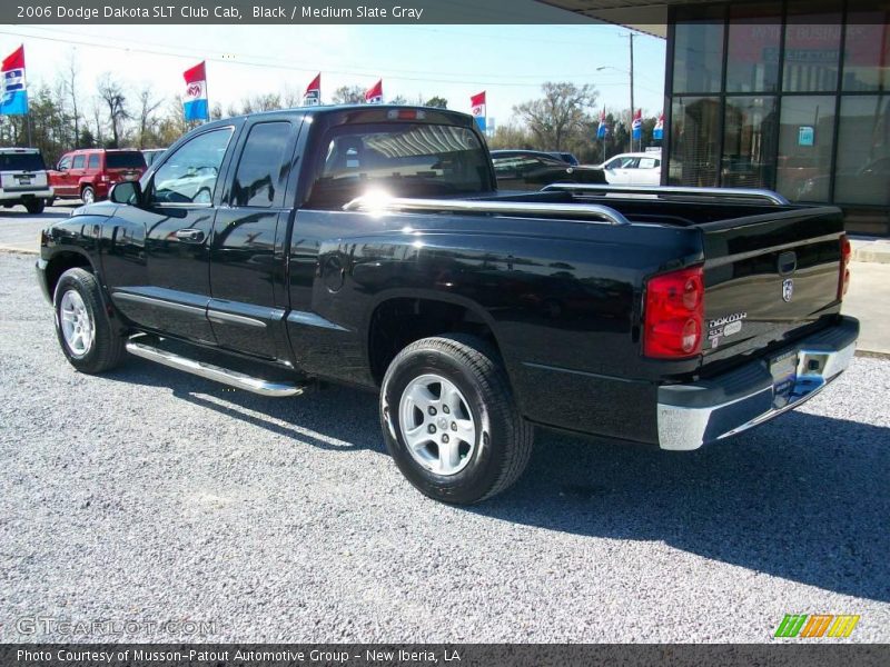 Black / Medium Slate Gray 2006 Dodge Dakota SLT Club Cab