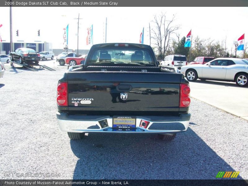 Black / Medium Slate Gray 2006 Dodge Dakota SLT Club Cab