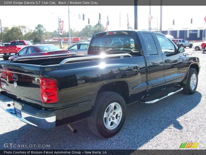 Black / Medium Slate Gray 2006 Dodge Dakota SLT Club Cab