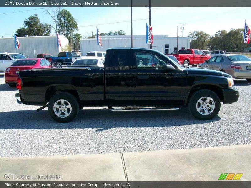 Black / Medium Slate Gray 2006 Dodge Dakota SLT Club Cab