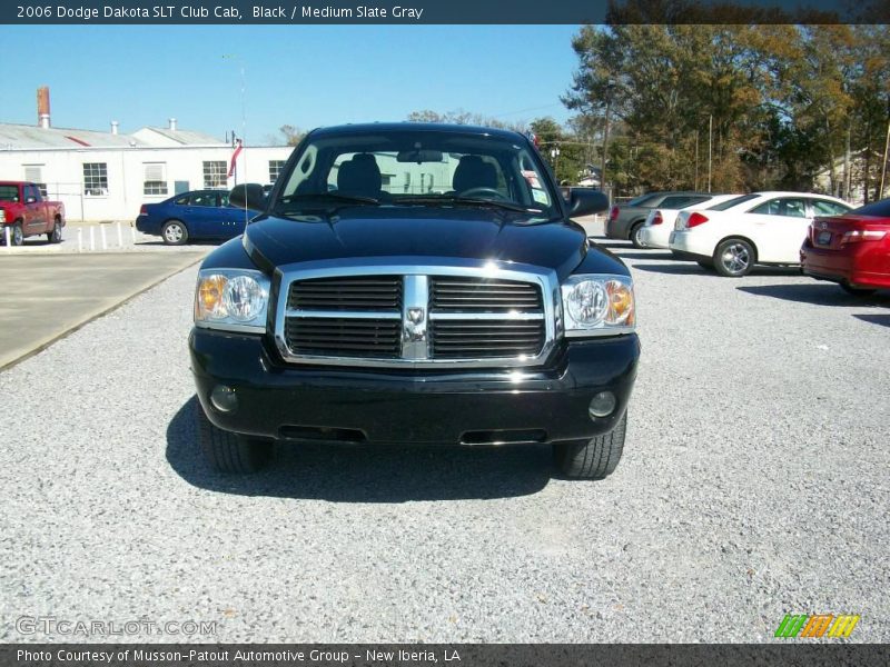 Black / Medium Slate Gray 2006 Dodge Dakota SLT Club Cab
