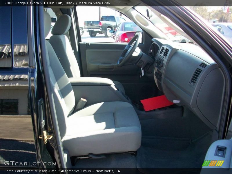 Black / Medium Slate Gray 2006 Dodge Dakota SLT Club Cab