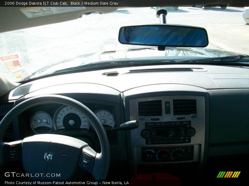 Black / Medium Slate Gray 2006 Dodge Dakota SLT Club Cab