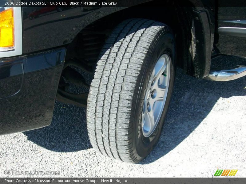 Black / Medium Slate Gray 2006 Dodge Dakota SLT Club Cab