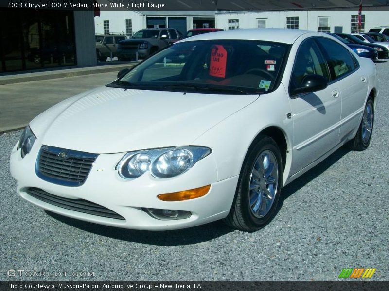 Stone White / Light Taupe 2003 Chrysler 300 M Sedan