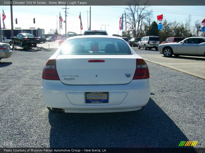 Stone White / Light Taupe 2003 Chrysler 300 M Sedan