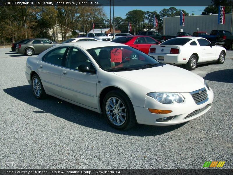 Stone White / Light Taupe 2003 Chrysler 300 M Sedan