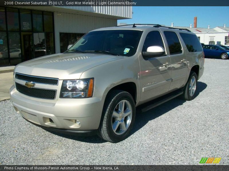 Gold Mist Metallic / Light Cashmere/Ebony 2008 Chevrolet Suburban 1500 LT