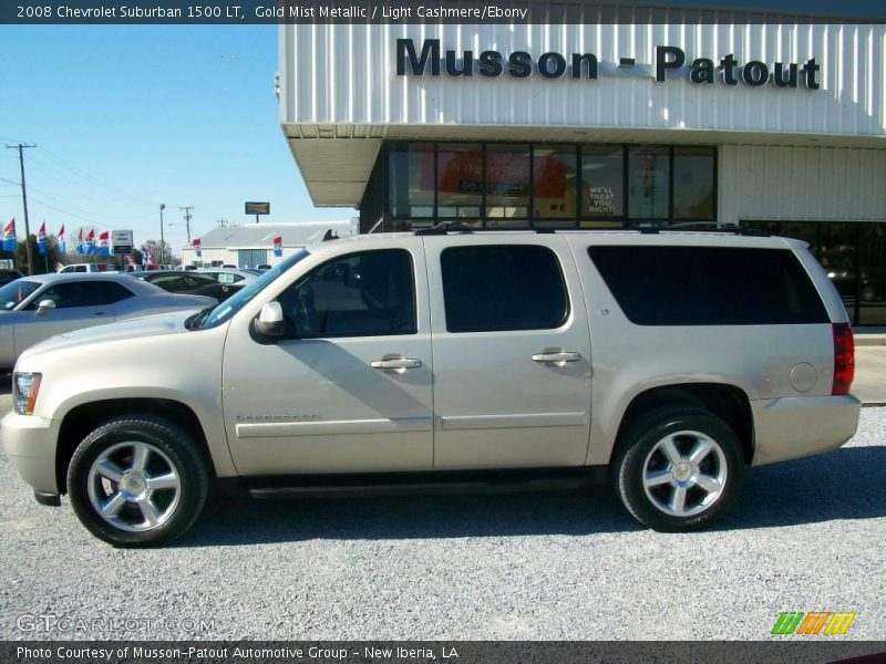 Gold Mist Metallic / Light Cashmere/Ebony 2008 Chevrolet Suburban 1500 LT