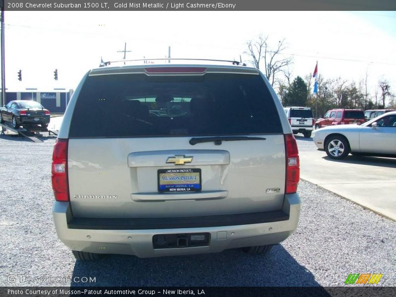 Gold Mist Metallic / Light Cashmere/Ebony 2008 Chevrolet Suburban 1500 LT