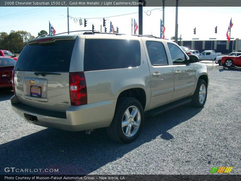 Gold Mist Metallic / Light Cashmere/Ebony 2008 Chevrolet Suburban 1500 LT