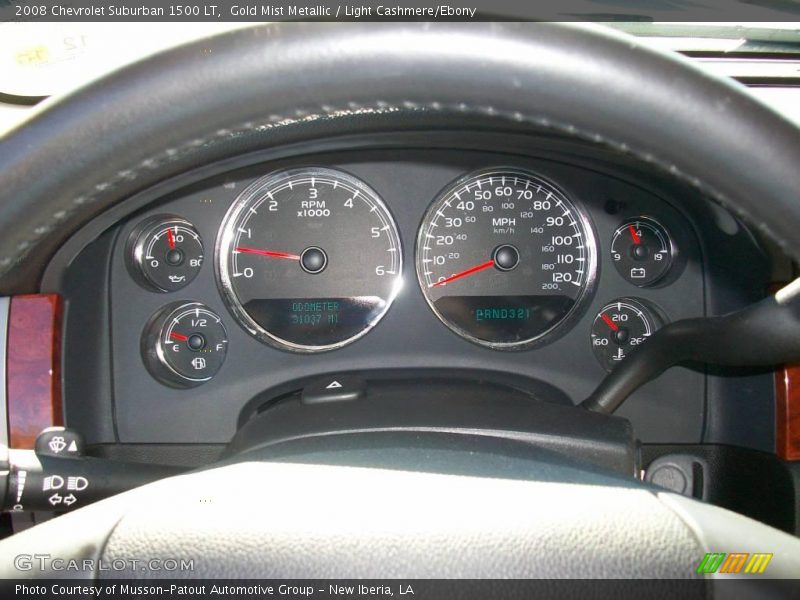 Gold Mist Metallic / Light Cashmere/Ebony 2008 Chevrolet Suburban 1500 LT