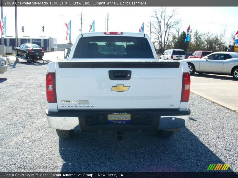 Summit White / Light Cashmere 2009 Chevrolet Silverado 1500 LT XFE Crew Cab