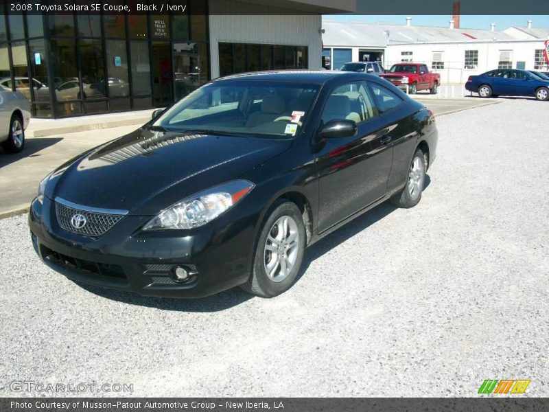 Black / Ivory 2008 Toyota Solara SE Coupe