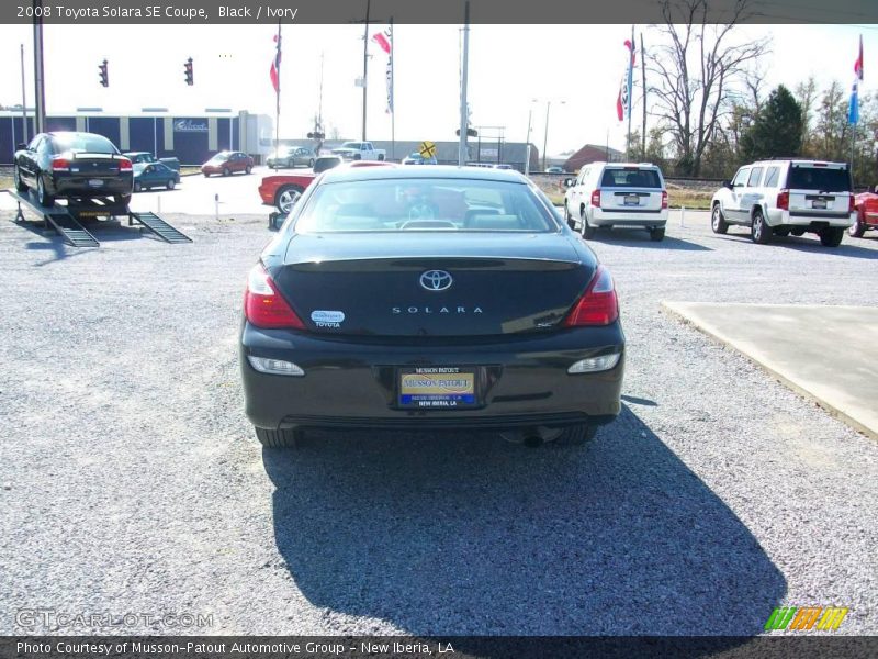 Black / Ivory 2008 Toyota Solara SE Coupe