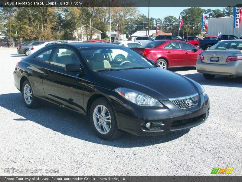 Black / Ivory 2008 Toyota Solara SE Coupe