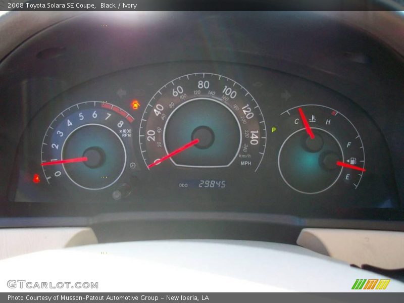Black / Ivory 2008 Toyota Solara SE Coupe