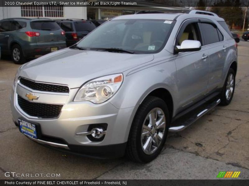 Silver Ice Metallic / Jet Black/Light Titanium 2010 Chevrolet Equinox LTZ
