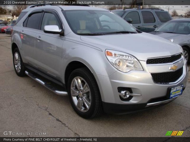 Silver Ice Metallic / Jet Black/Light Titanium 2010 Chevrolet Equinox LTZ