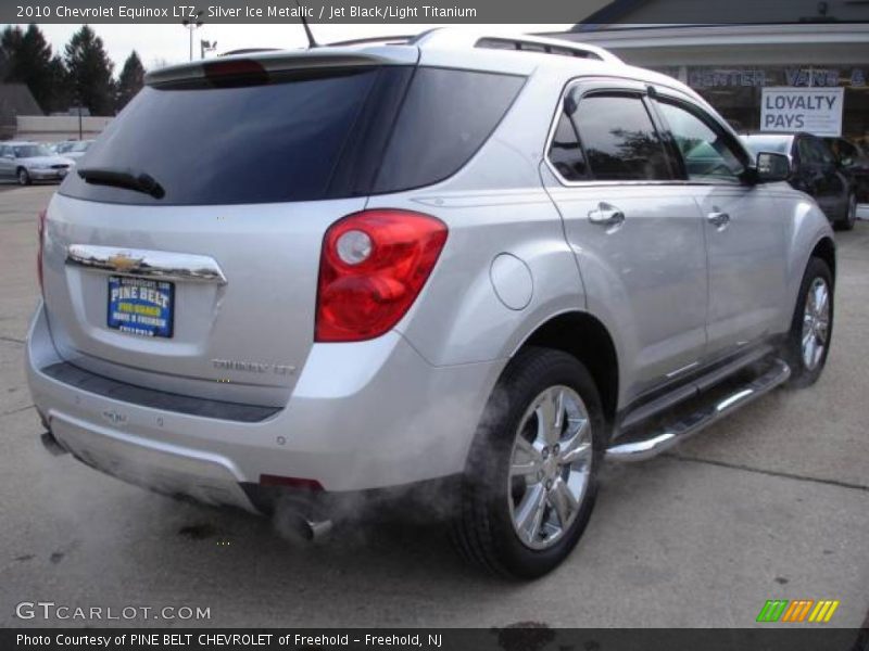 Silver Ice Metallic / Jet Black/Light Titanium 2010 Chevrolet Equinox LTZ