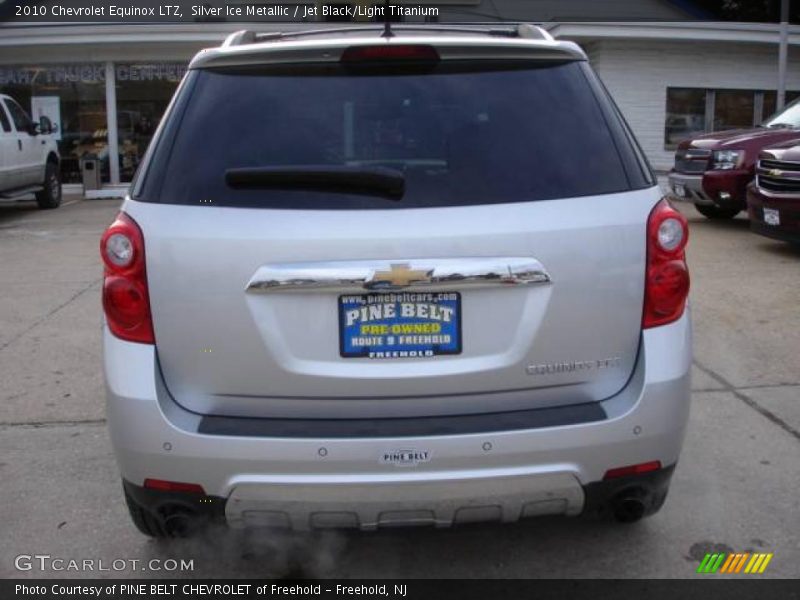 Silver Ice Metallic / Jet Black/Light Titanium 2010 Chevrolet Equinox LTZ