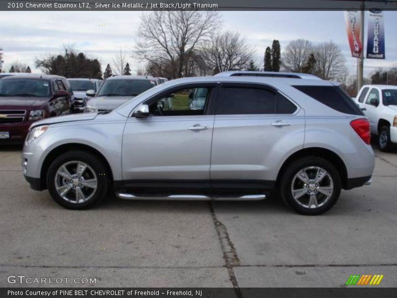 Silver Ice Metallic / Jet Black/Light Titanium 2010 Chevrolet Equinox LTZ
