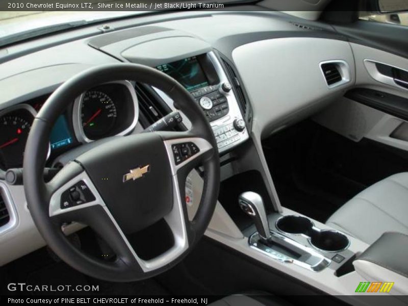 Silver Ice Metallic / Jet Black/Light Titanium 2010 Chevrolet Equinox LTZ