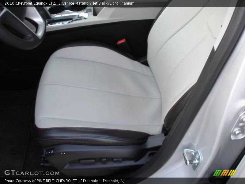 Silver Ice Metallic / Jet Black/Light Titanium 2010 Chevrolet Equinox LTZ