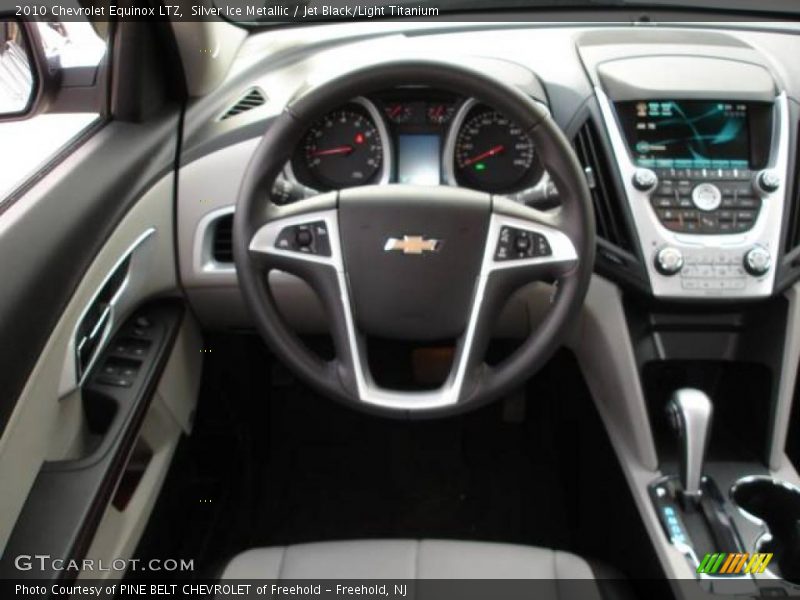 Silver Ice Metallic / Jet Black/Light Titanium 2010 Chevrolet Equinox LTZ