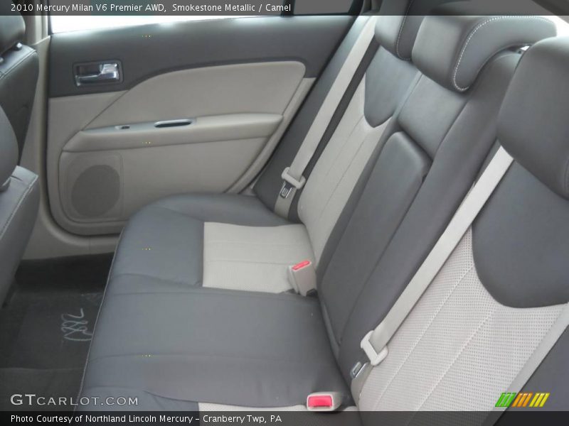 Smokestone Metallic / Camel 2010 Mercury Milan V6 Premier AWD
