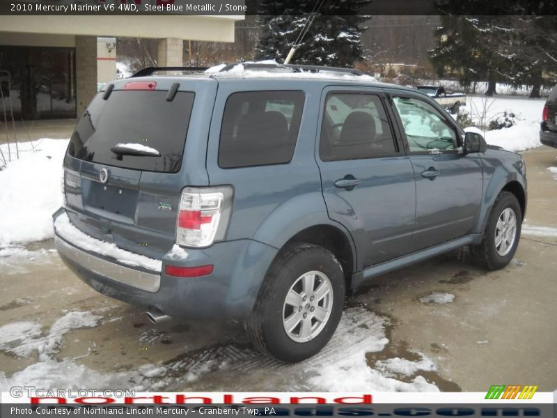 Steel Blue Metallic / Stone 2010 Mercury Mariner V6 4WD