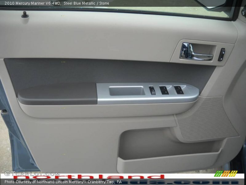 Steel Blue Metallic / Stone 2010 Mercury Mariner V6 4WD