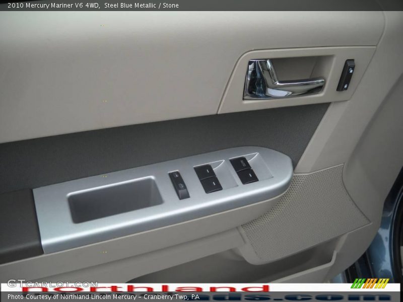 Steel Blue Metallic / Stone 2010 Mercury Mariner V6 4WD