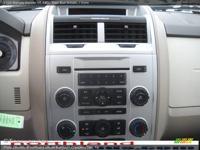 Steel Blue Metallic / Stone 2010 Mercury Mariner V6 4WD