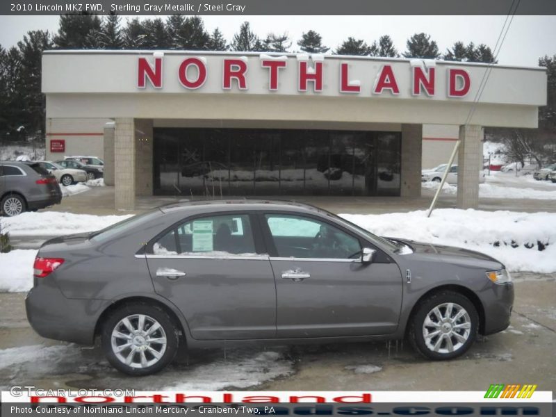 Sterling Gray Metallic / Steel Gray 2010 Lincoln MKZ FWD