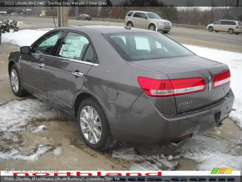 Sterling Gray Metallic / Steel Gray 2010 Lincoln MKZ FWD
