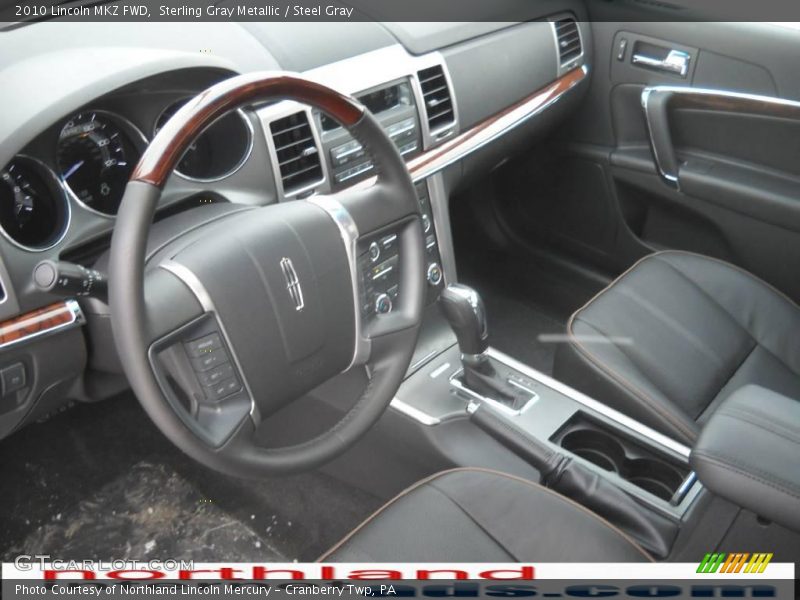 Sterling Gray Metallic / Steel Gray 2010 Lincoln MKZ FWD