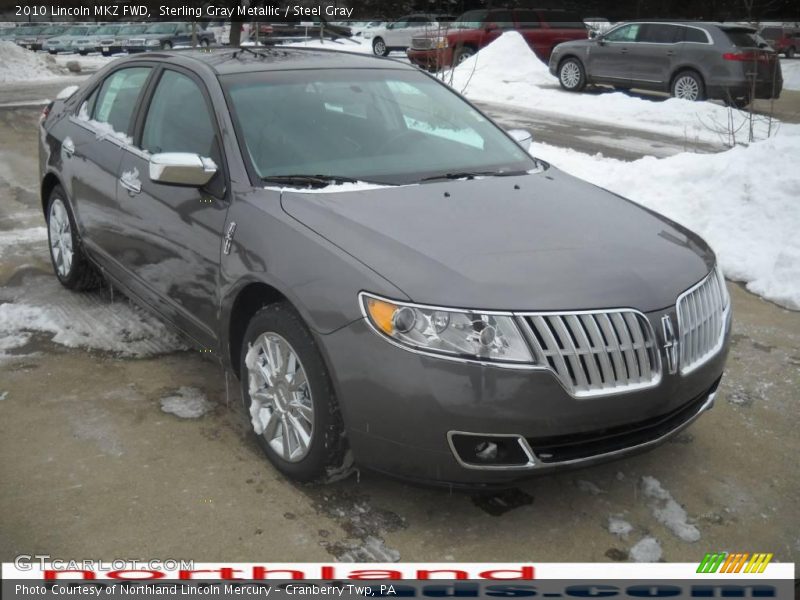 Sterling Gray Metallic / Steel Gray 2010 Lincoln MKZ FWD