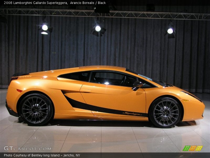 Arancio Borealis / Black 2008 Lamborghini Gallardo Superleggera